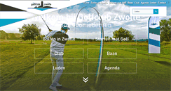 Desktop Screenshot of golfclubzwolle.nl